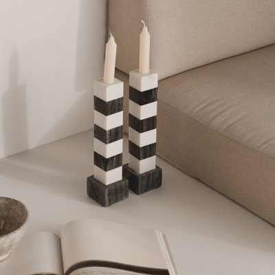 Linett Marble Tabletop Candlestick