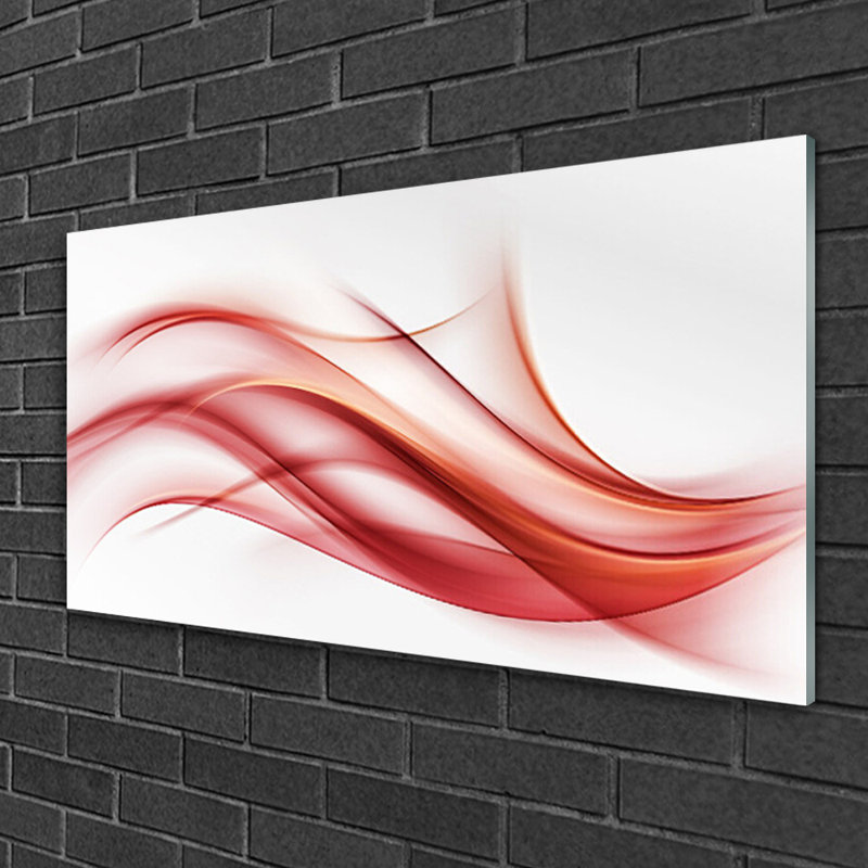 Art Abstract 1 Piece Wall Art on Glass
