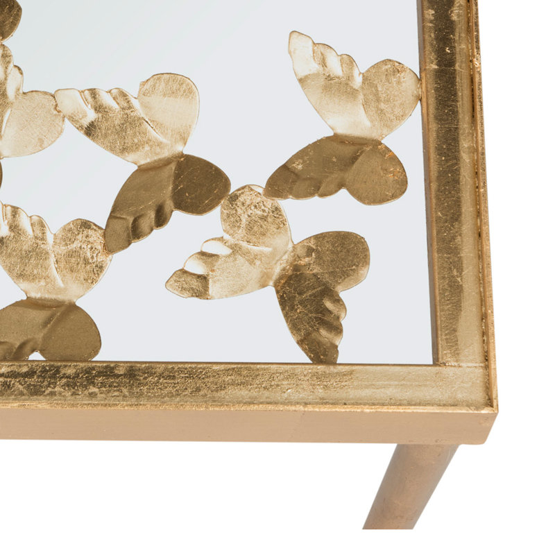 42'' Glass Top Console Table