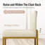 61cm Modern Upholstered Kitchen Counter Stool with Metal Sled Base & Faux Leather-1727760848-1727760857