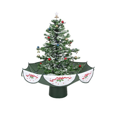 Arbre de Noël artificiel 2,5 'avec lumières DEL blanches