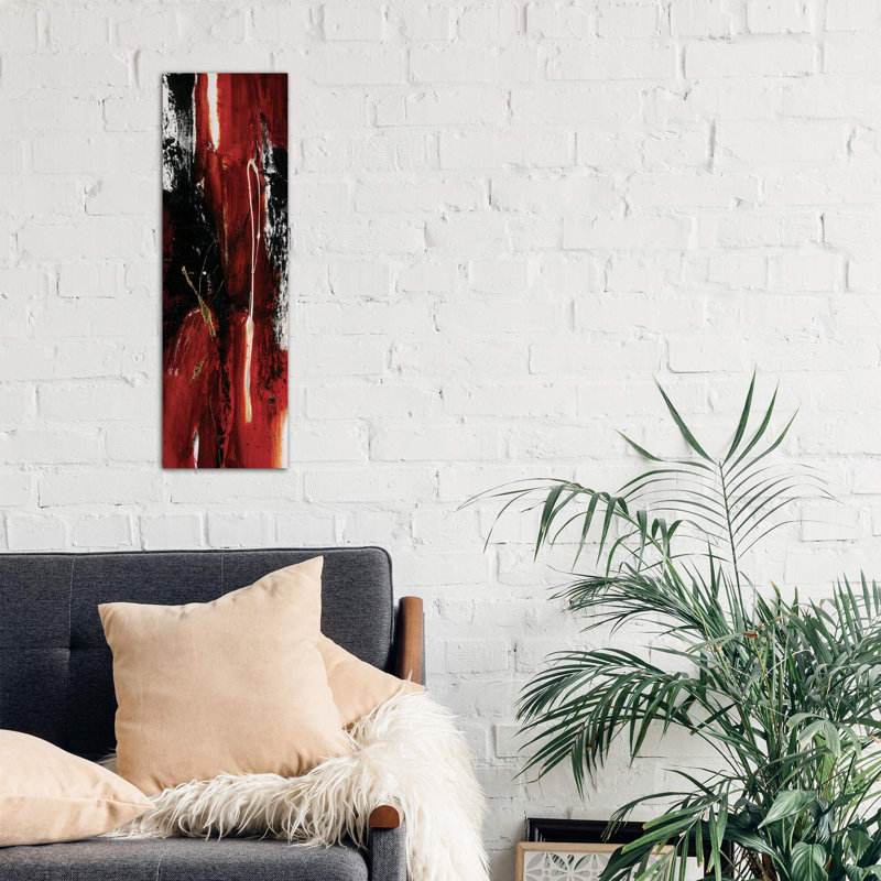 Tango II by Natasha Barnes - Wrapped Canvas Panoramic Painting, 30.48 cm H x 91.44 cm W x 1.91 cm D