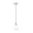 8 inch Brushed Nickel 1 Light Pendant-123222996