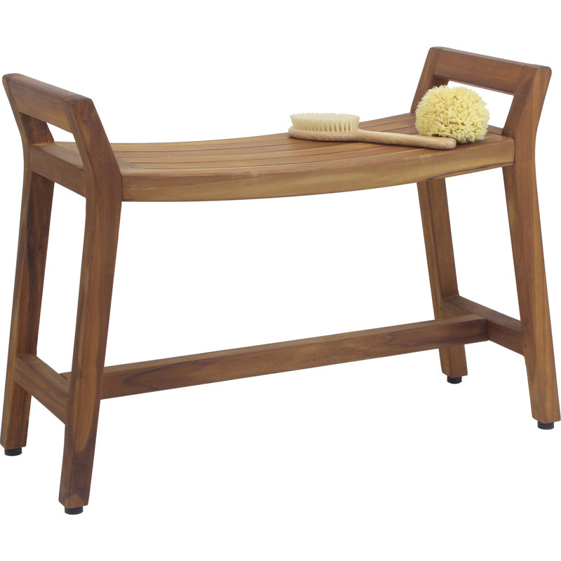Asia Ascend 31" W Teak Shower Bench