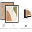 Reproduction d'art encadrée abstraite pour décoration intérieure moderne - 11 po x 14 po-116561525-116561493