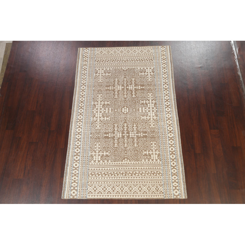 One-of-a-Kind 5'0" X 7'11" Wool Area Rug in Brown