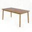 Ensemble de 7 chaises d'extérieur en bois d'acacia avec coussins