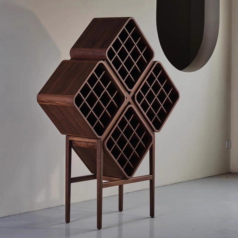 Simple and Classic Wine Cabinet Display Cabinet