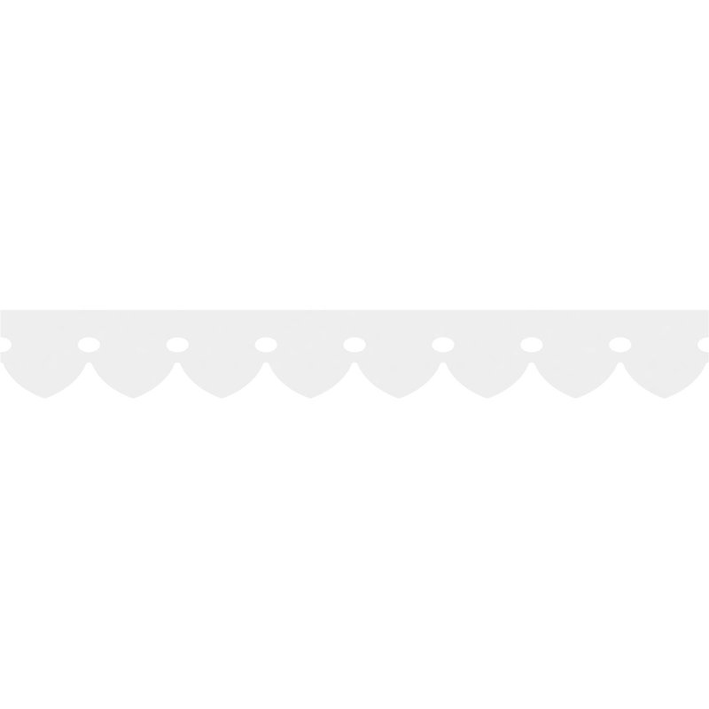 Garniture de course en PVC de qualité architecturale Martin, H 6 po x L 48 po x P 0,63 po