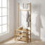 Aischa Hall Tree 28'' Wide with Bench and Shoe Storage