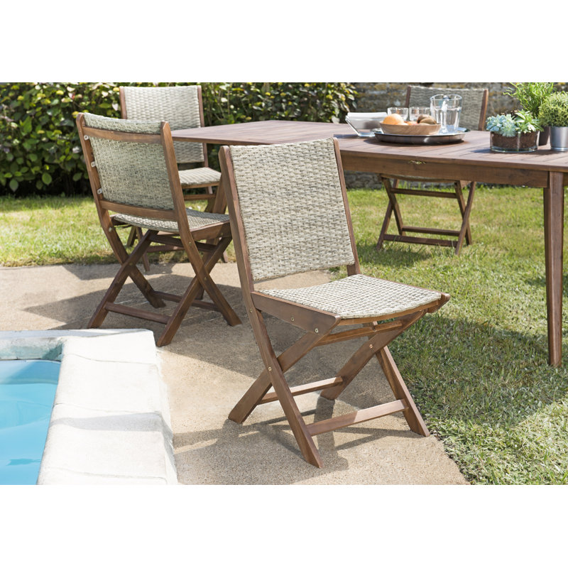 Breanna Folding Patio Dining Side Chair