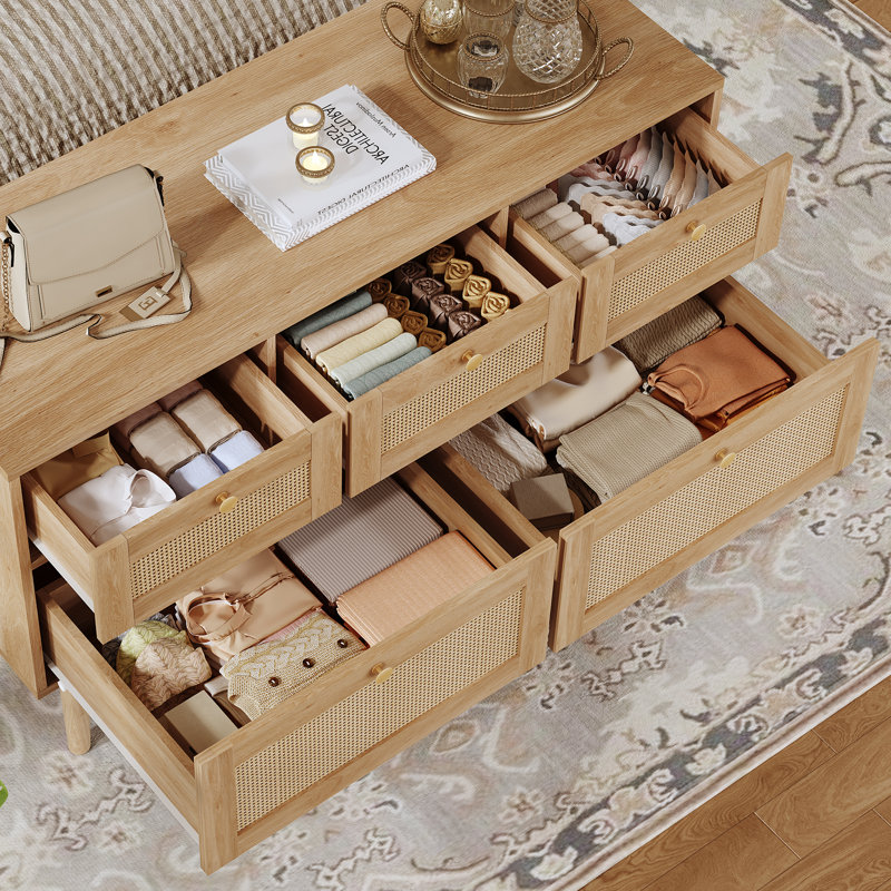 Commode 5 tiroirs 43,3 po pour chambre