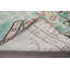 Tapis décoratifs 4,6 x 4,6 pi, tapis de luxe, tapis rétro, tapis tendance, tapis turc, tapis bleu Boho