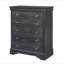 Commode gris métallique en crocodile Shaker-1783025114