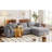 Upholstered Convertible Sectional Sofa - L-shaped Couch With Reversible Chaise - U-style Design