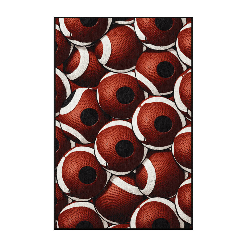  Tapis lavable Kickball Sports, Tapis de couloir 2 pi x 4 pi