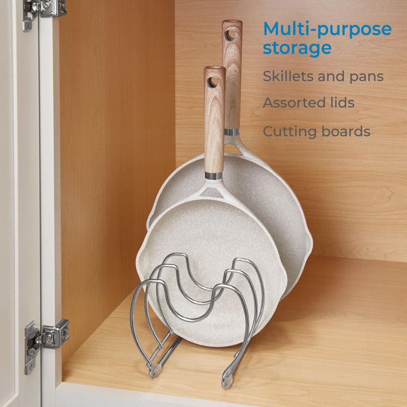 Steel Rectangle Countertop / Cabinet Pot Rack, 6" H x 13" W x 5" D