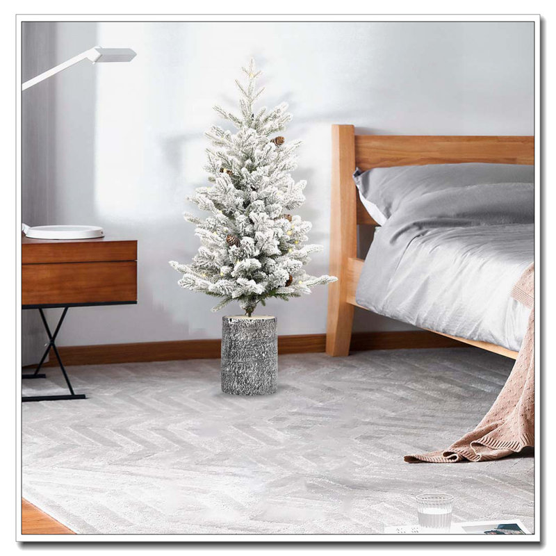 Arbre de Noël 3 pi avec base en pot