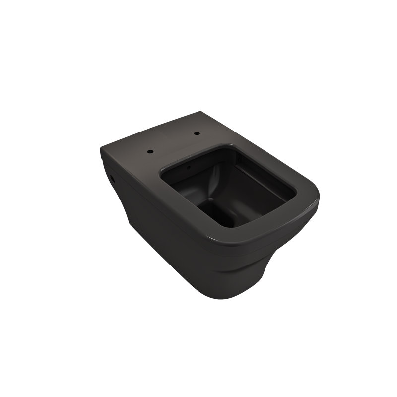 Cuvette de toilette murale Firenze, Noir mat