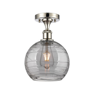 Plafonnier semi-encastré 1 lumière
