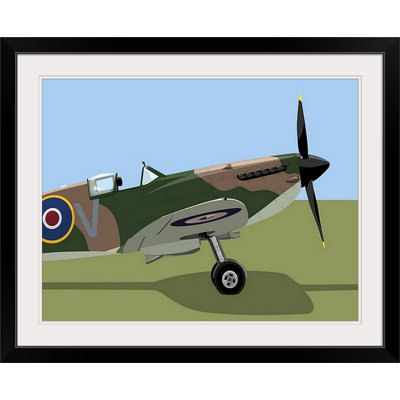 «Spitfire WWII Fighter» par Deschamps, impression