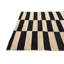 Tapis noir et blanc Orta