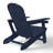 Outdoor Poly Adirondack Chair With Cup Holder (Set Of 2)-118433288