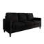 Ensemble de salon en velours 3 pièces Goliad-124654978-124654979