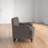 Fabric Chair Featuring English-style curved arms-1407707560