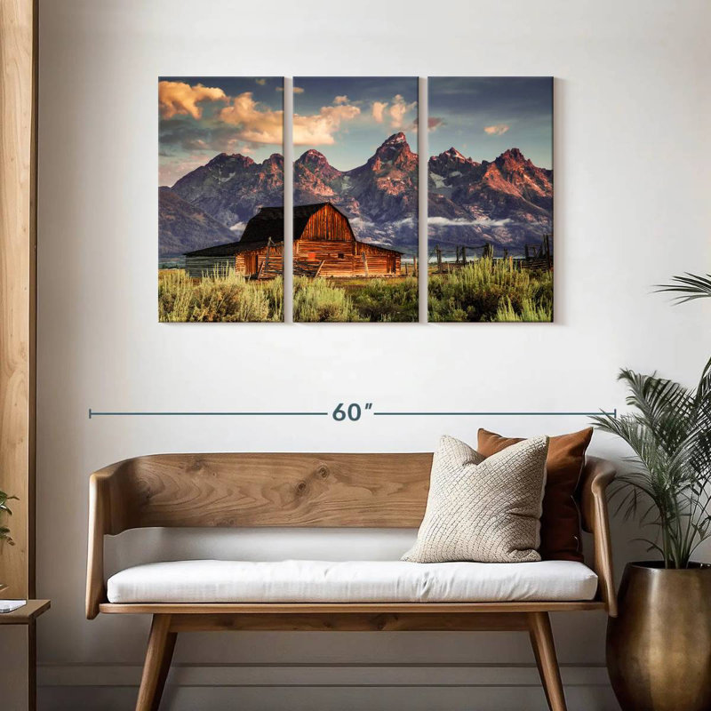 Lilie Barn At Teton, H 28 po x l 45 po