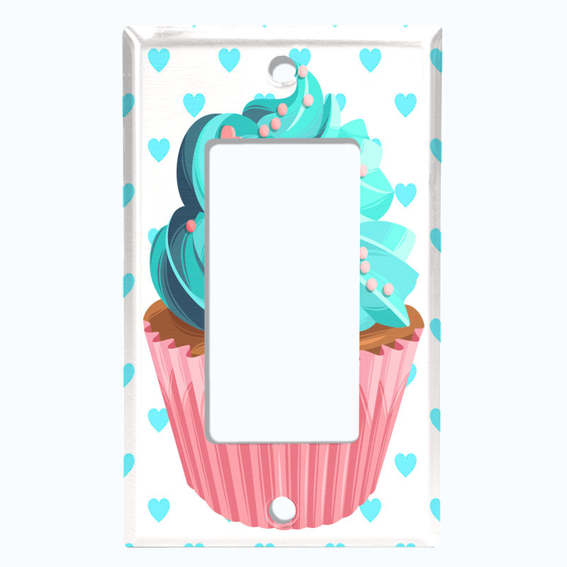 Plaque murale berçante Cupcake Heart