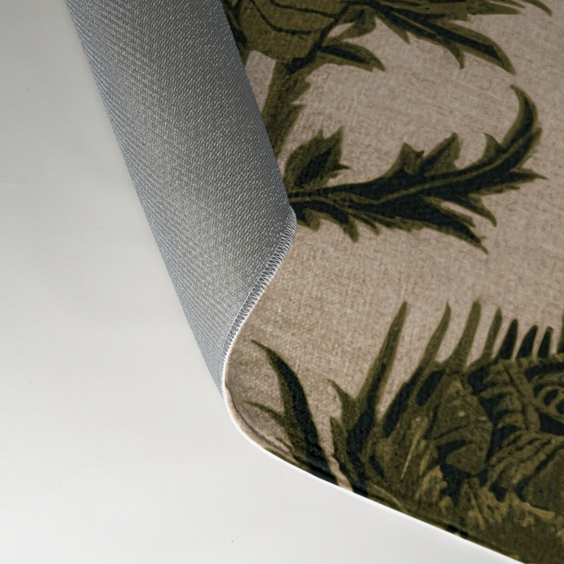 Tapis beige d'intérieur et d'extérieur Botanical, Rectangle 9 pi x 12 pi