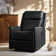 Electric Genuine Leather Power Recliner with Nailhead Trims Built-in USB Port