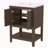 24" Brown Modern Sleek Bathroom Vanity Elegant Ceramic Sink With Solid Wood Frame Open Style Shelf-1719525705
