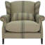 Leon Linen Wingback Chair
