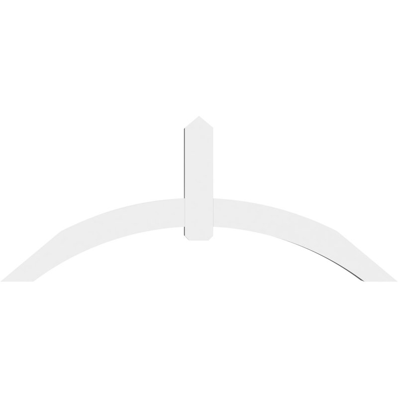 Support pour pignon en PVC Archdale, H 35 po x l 84 po (pas: 10/12), P 6 po x F 6 po