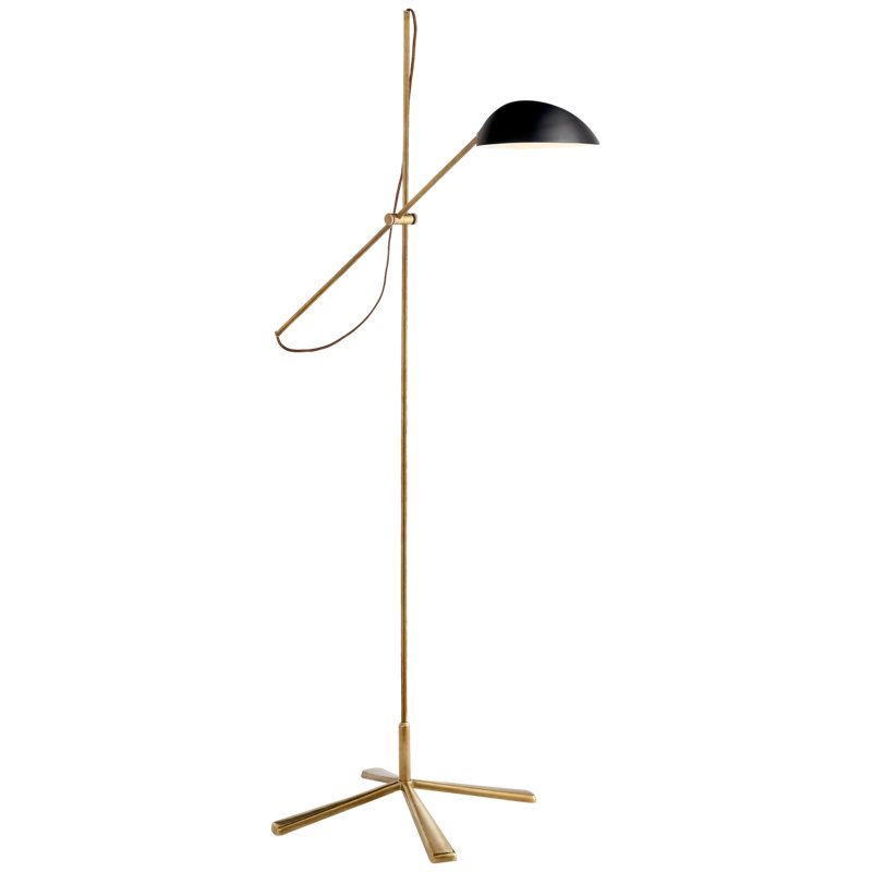 AERIN Graphic Floor Lamp, Black