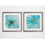 « bold blue », ensemble de 2 reproductions encadrées-27609815