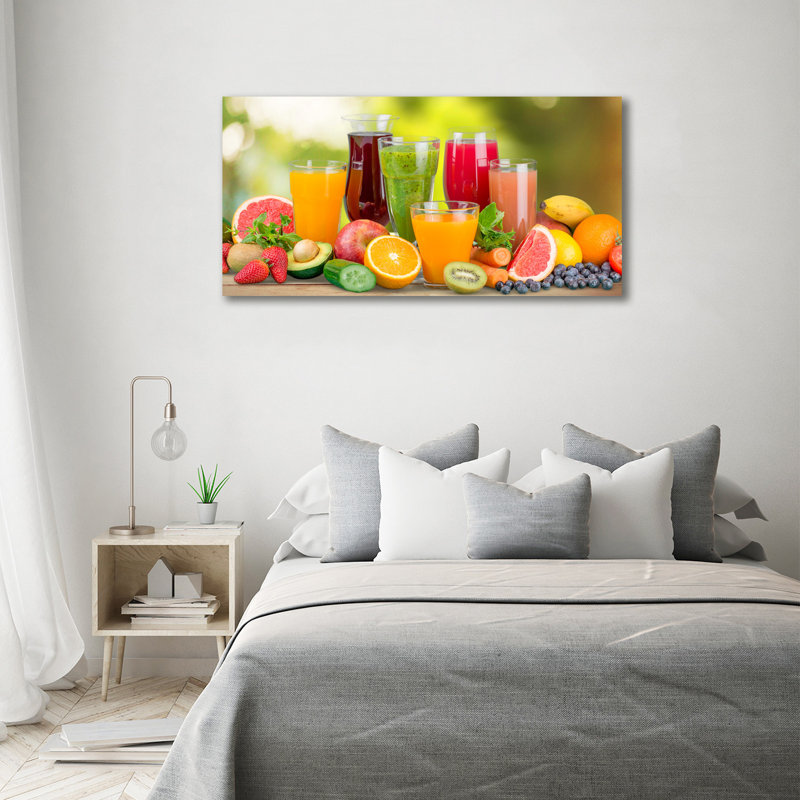 Fruit Juices 1 Piece Wall Art on Canvas