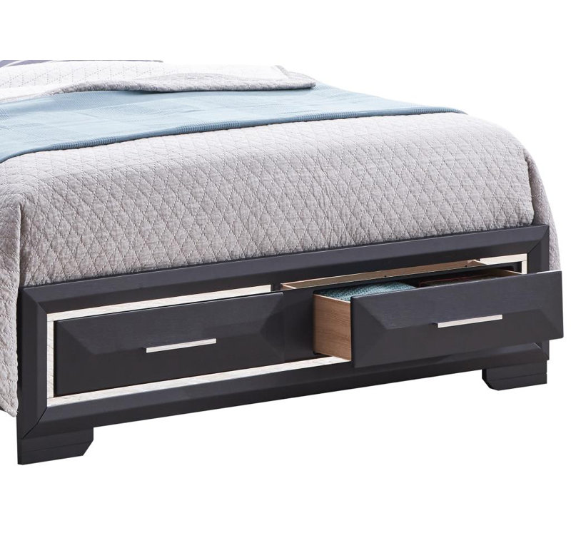 Panel Storage Bed, King