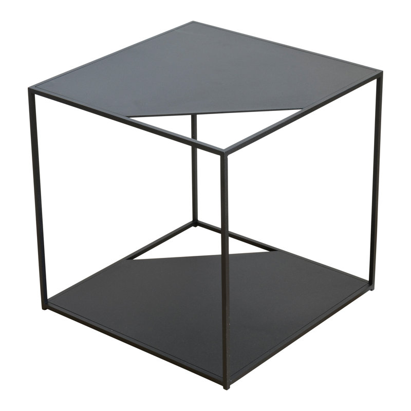 Mishler Frame Coffee Table with Storage, H38 x L38 x W38cm