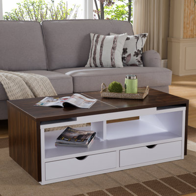 Lisle Solid Coffee Table with Storage
