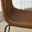 Ensemble de 2 chaises de bar en suède rétro (sans table)-78912625