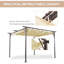 Padgett W 3.5m x D 3.5m Retractable Patio Cover Awning