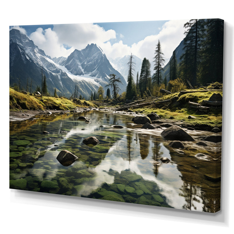 Canada Majestic Wilderness sur toile, H 34 po x l 44 po x P 1,5 po, Toile tendue