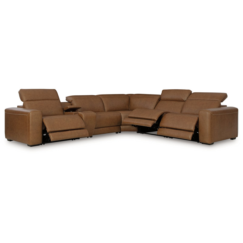Canapé modulaire inclinable électrique 6 pièces avec console Magic Man