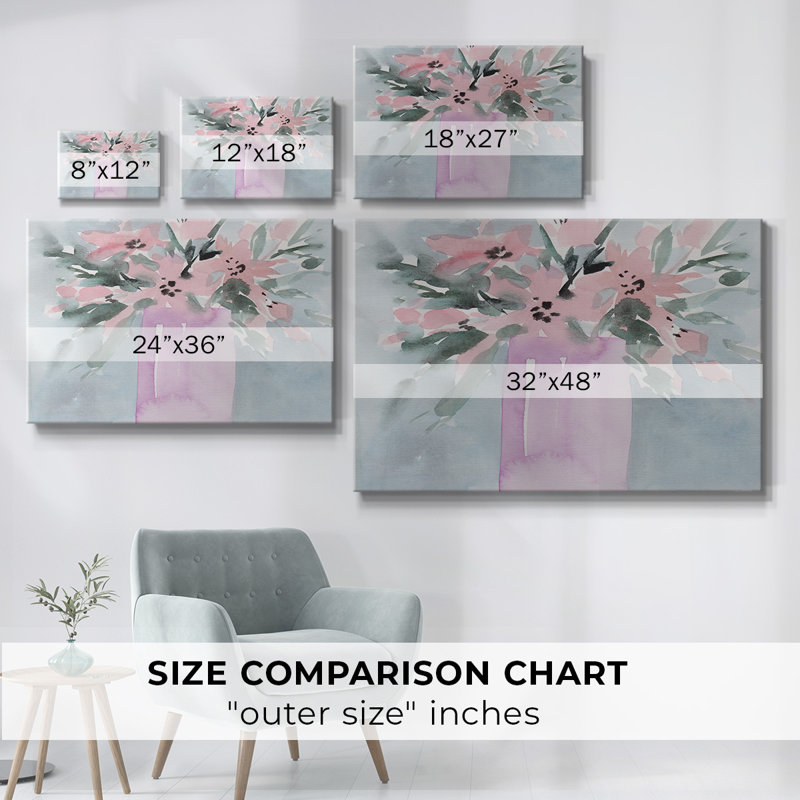 Toile tendue Broken Flowers I-Gallery, H 12 po x l 18 po