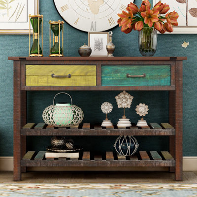 Console en bois massif 45 po Stoystown