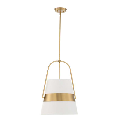 Uttermost Harness 1 Light Shade Pendant