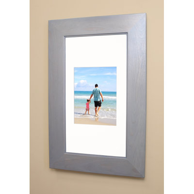 Recessed Picture Frame Door Medicine Cabinet with 3 Adjustable Shelves